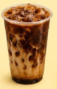 Vietnamese iced milk coffee
